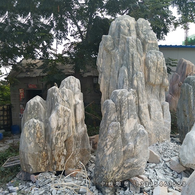 园林假山喷泉石雕
