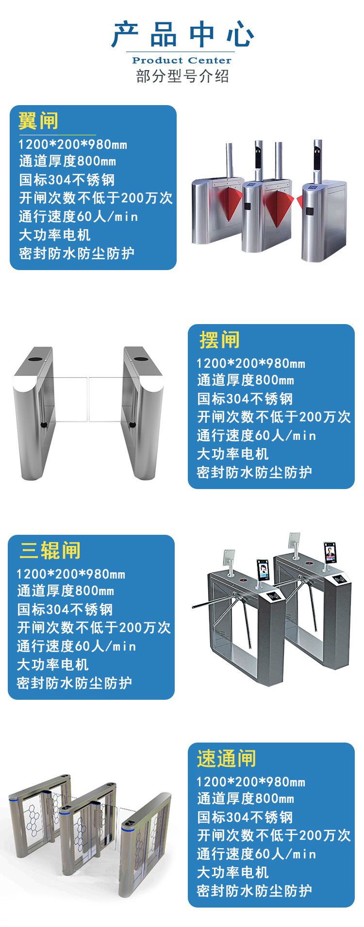 防爆三辊闸闸机厂家 机闸一体闸门图片 型号ra-8318 厂家直供