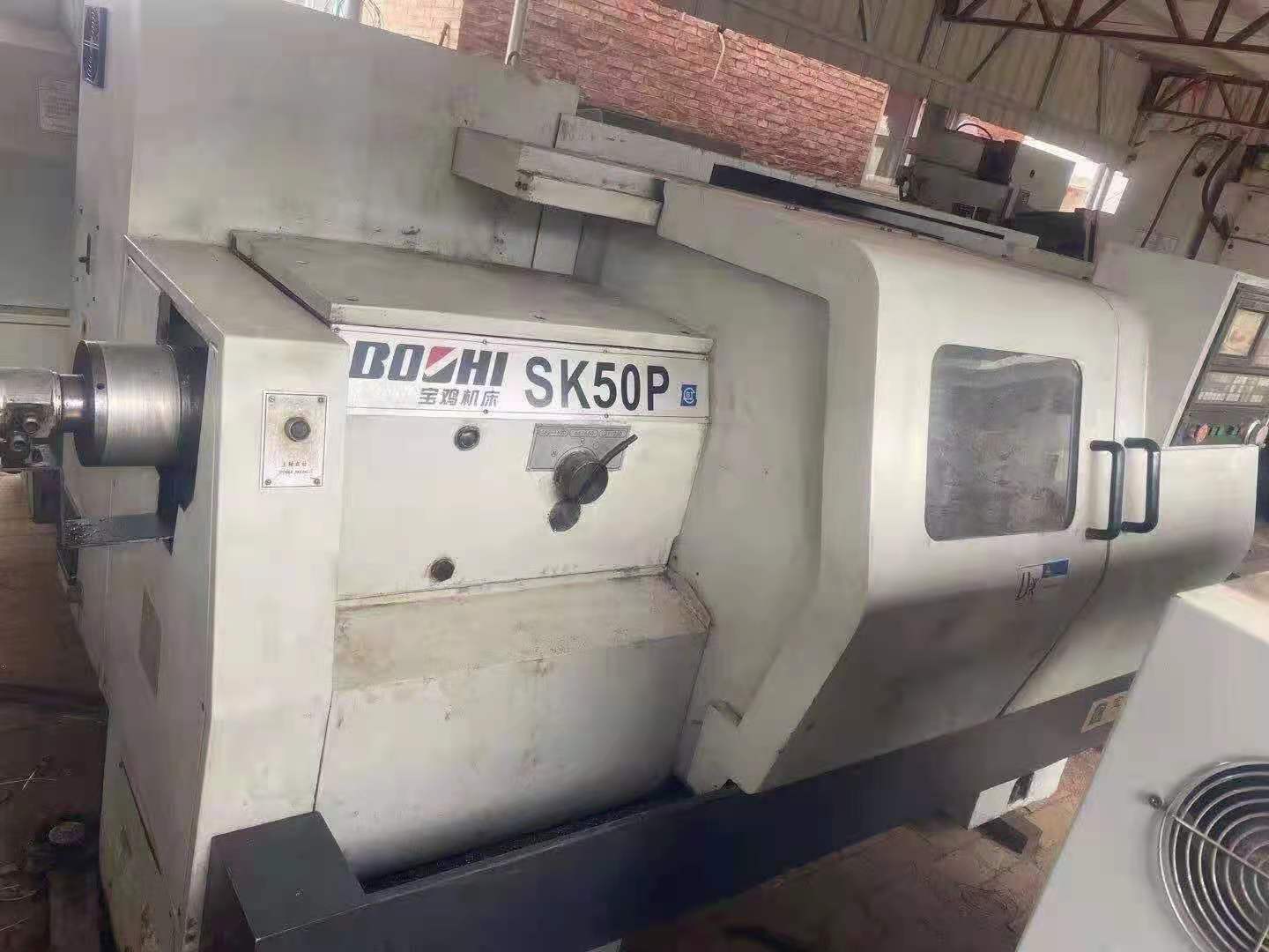 机械厂急售二手宝鸡sk50p数控卧式车床二手宝鸡数控车