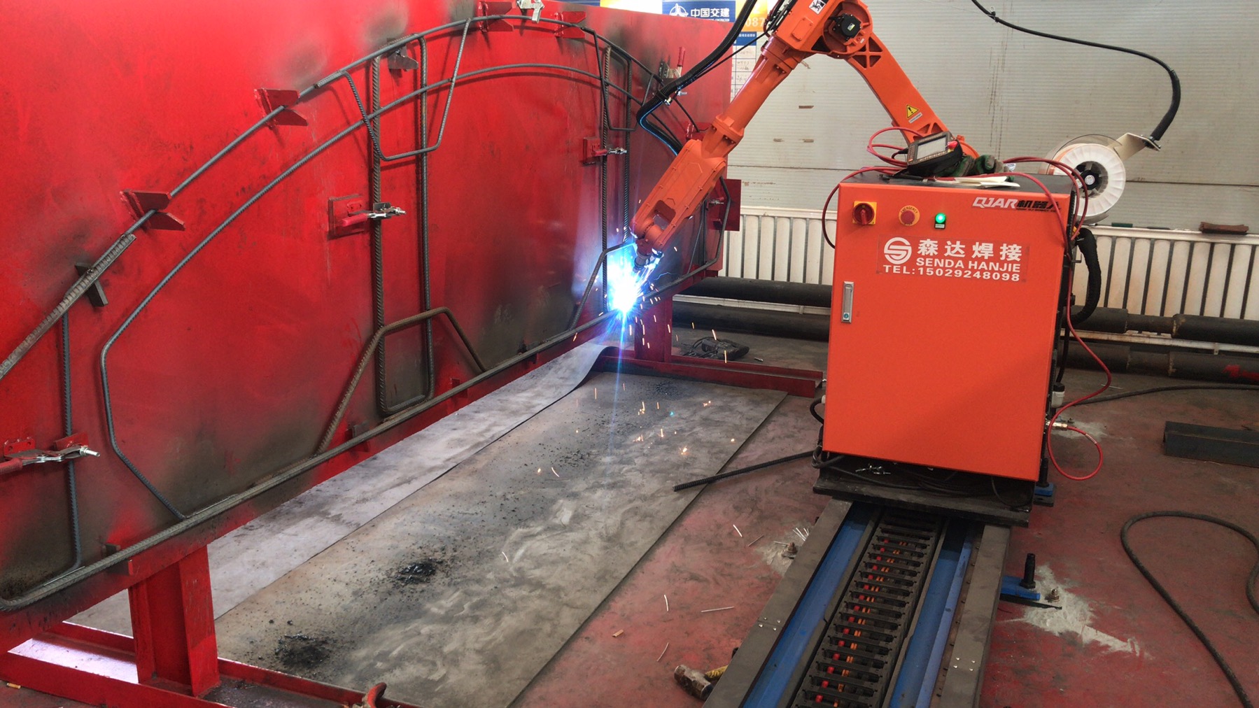 隧道机械焊接机器人钢筋骨架接机器人智能化焊接机器人