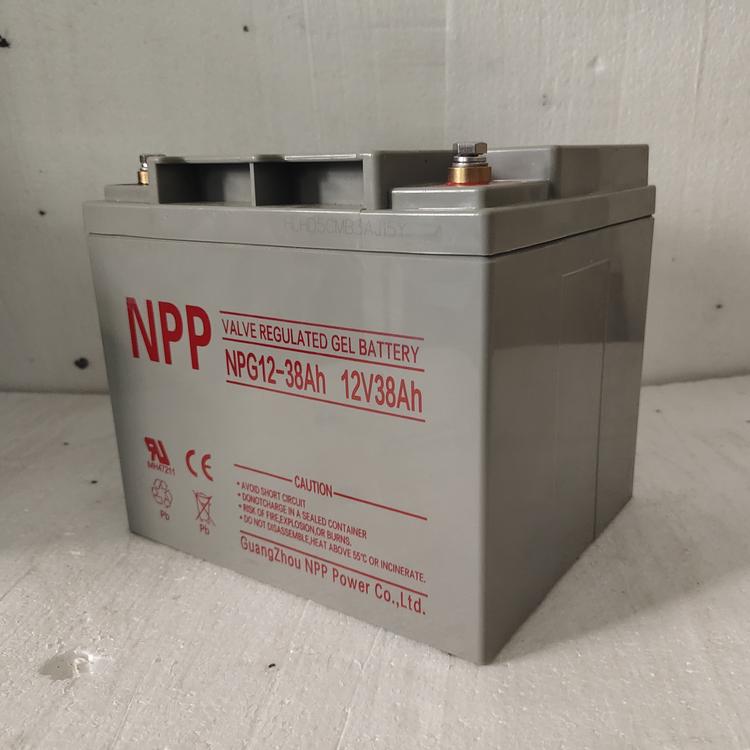 耐普12v38ahnpp蓄电池np1238胶体电池ups电源电池