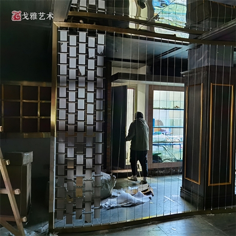 南京售楼部风动幕墙 不锈钢幕墙定制厂家 戈雅雕塑