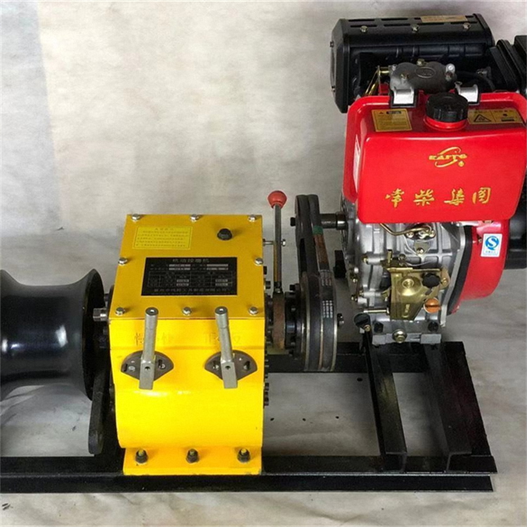 山西3吨小型卷扬机牵引机 5吨放电缆机动绞磨机