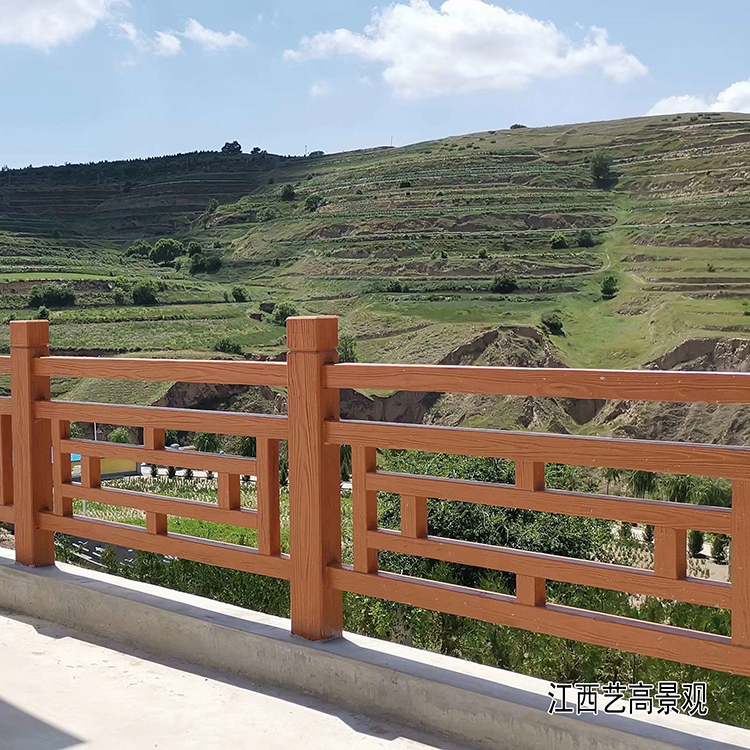 广州水泥仿木栏杆 供应全域美丽乡镇 广东仿木护栏