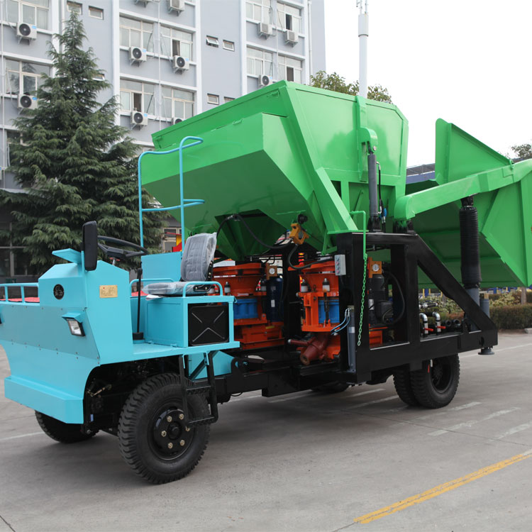 耿力隧道混凝土吊装式喷浆车一拖二喷浆机组双料斗吊装喷浆车