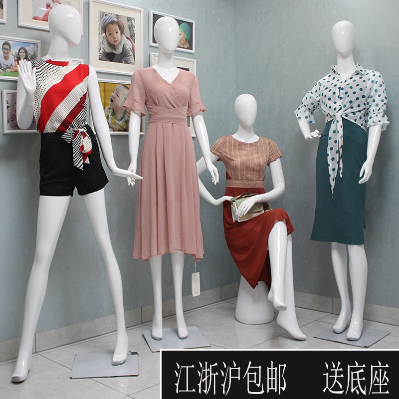 模特道具女全身服装店假人模特架内衣婚纱橱窗展示人体人偶女模特