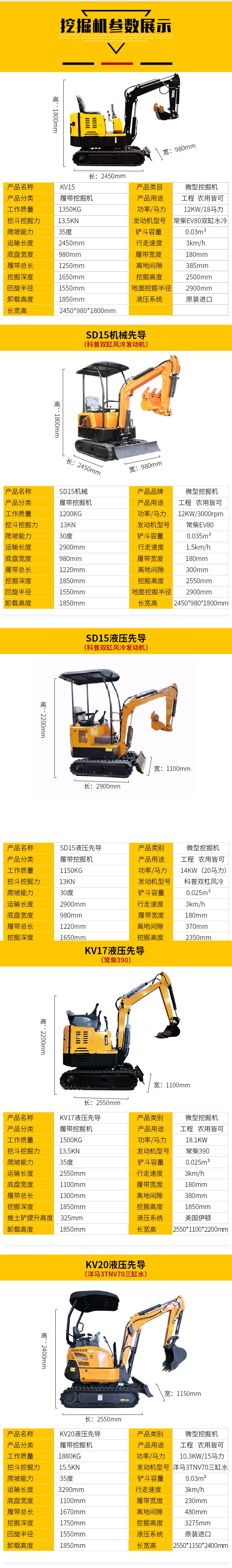 微型0.5吨挖机 道路建设微型挖机配件定制 0.