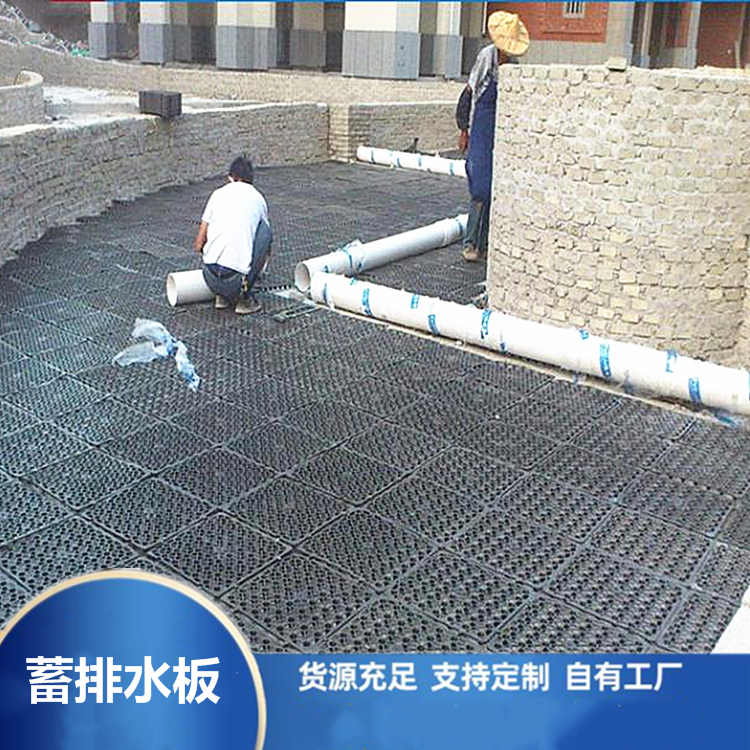 建兴 品名 蓄排水板 型号 20mm-50mm 材质 hdpe 规格 50cm*50cm 用途