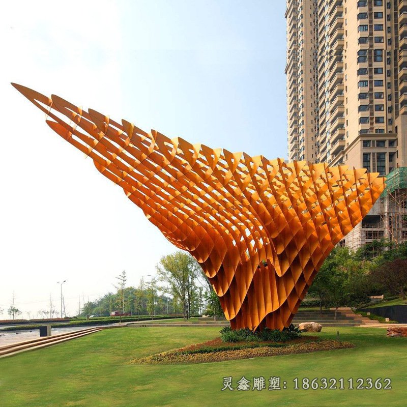 广场廊架标志景观雕塑