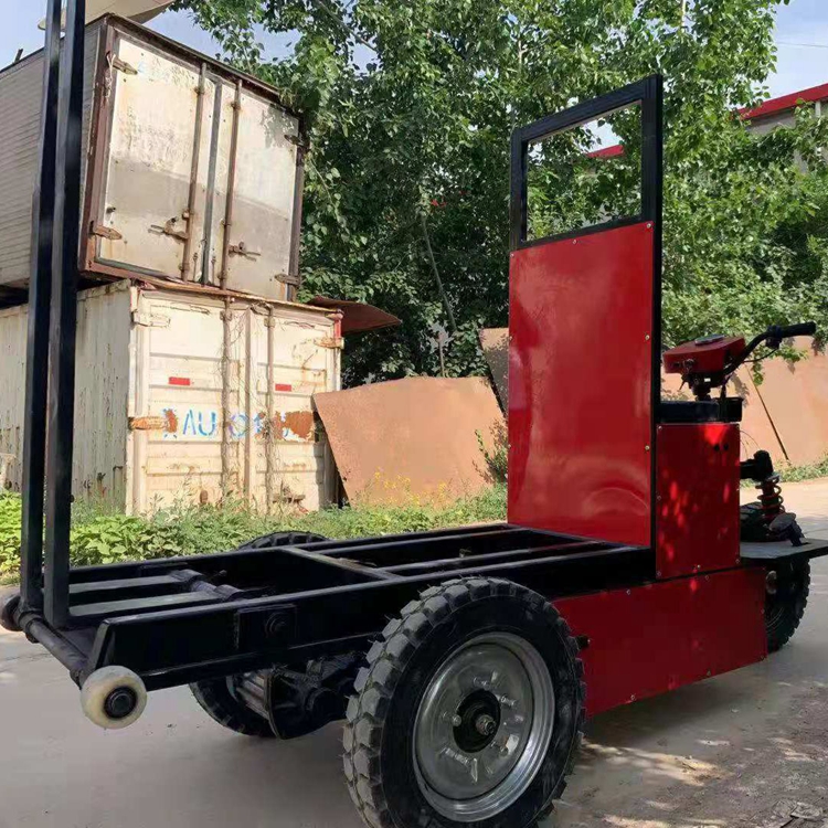 工程三轮叉砖机自动行走自卸叉砖机液压电动拉砖车