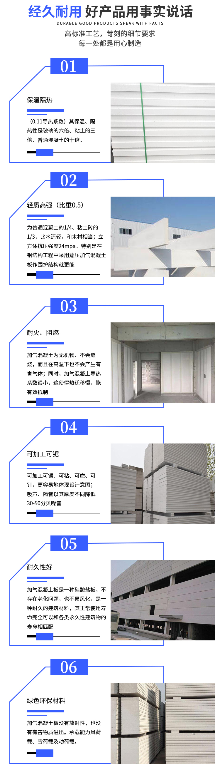 alc墙板轻质混凝土蒸压加气墙板适用于装配式建筑