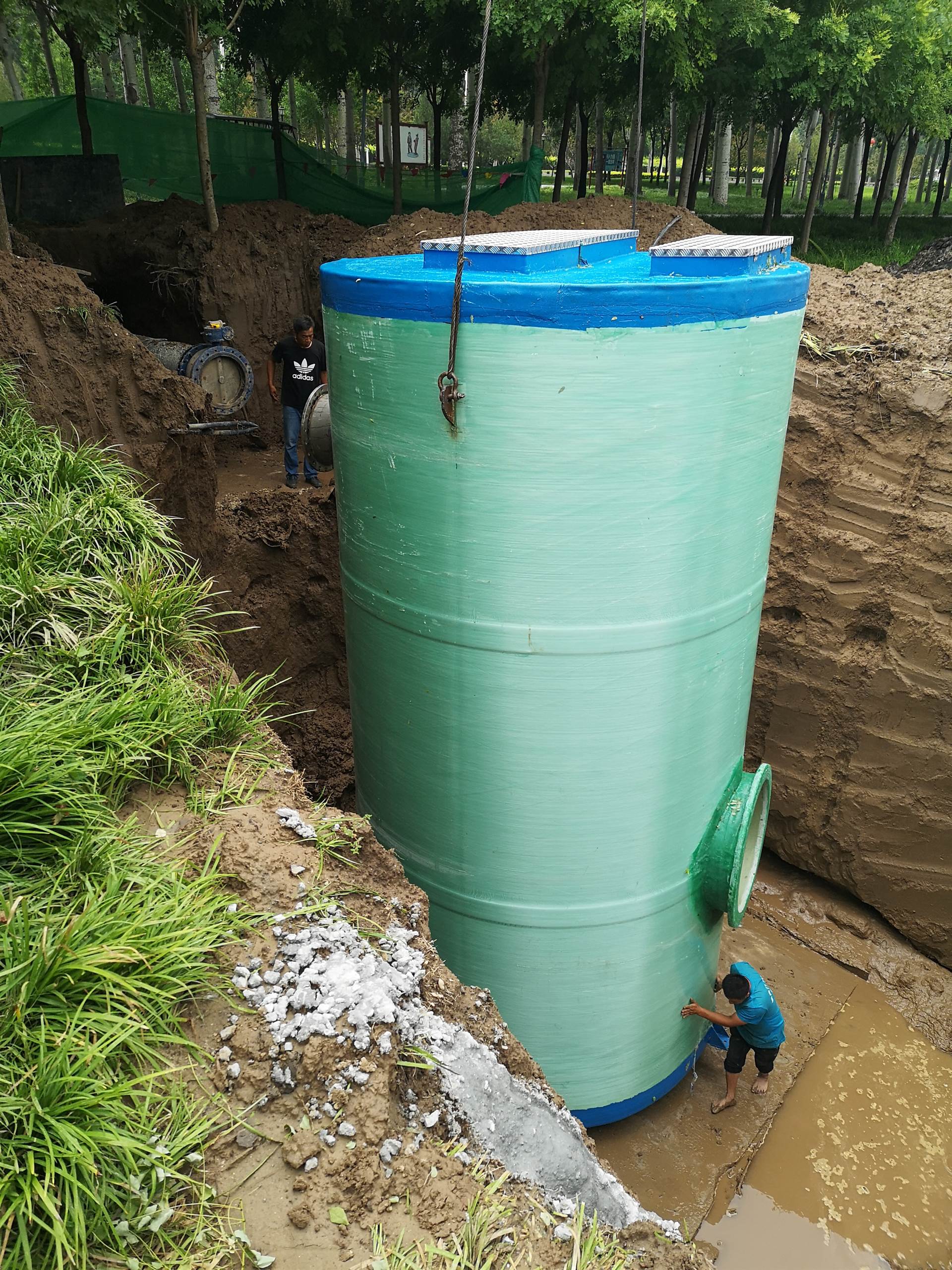 玻璃钢预制泵站一体化提升泵站农村雨污水处理泵站厂家定制