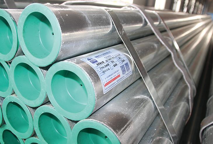 渭南钢塑复合管dn80 3pe钢塑管 psp钢塑复合管可做压槽加工 衬塑钢管