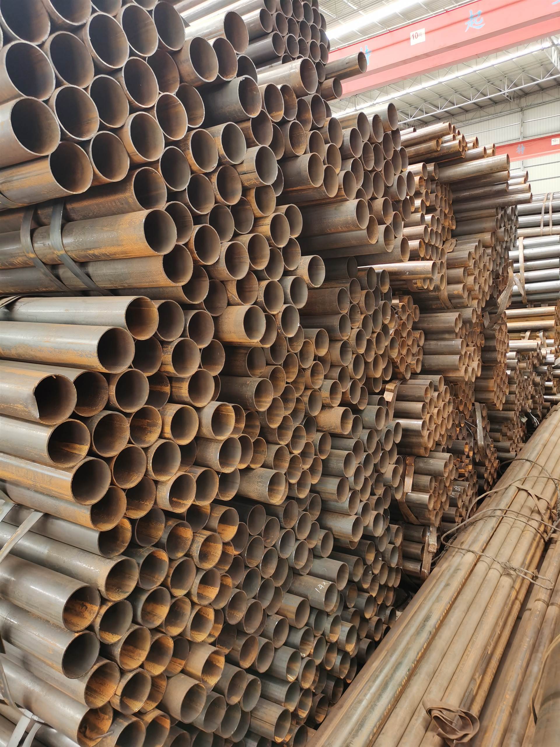 佛山厂家供应焊接管 高频直缝焊管 脚手架钢管 建筑工地架子铁管