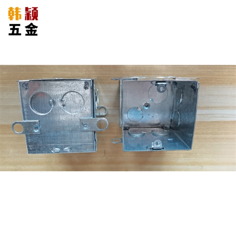 生产销售明装铁线盒金属线盒价格合理