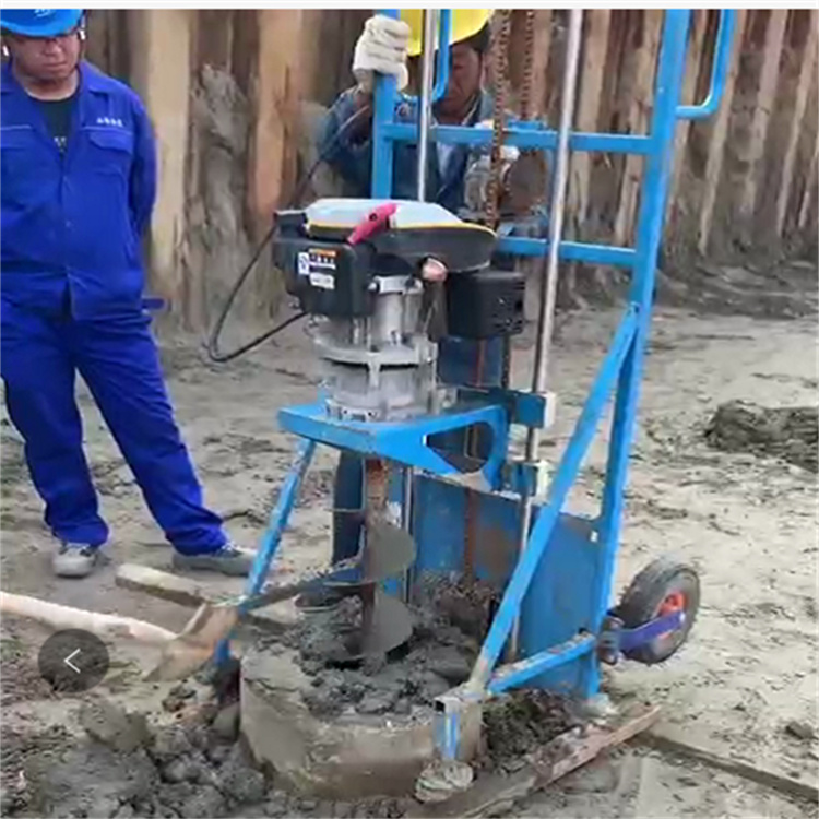 工程建筑管桩芯掏土机 承包工程桩芯土掏土机 前置式