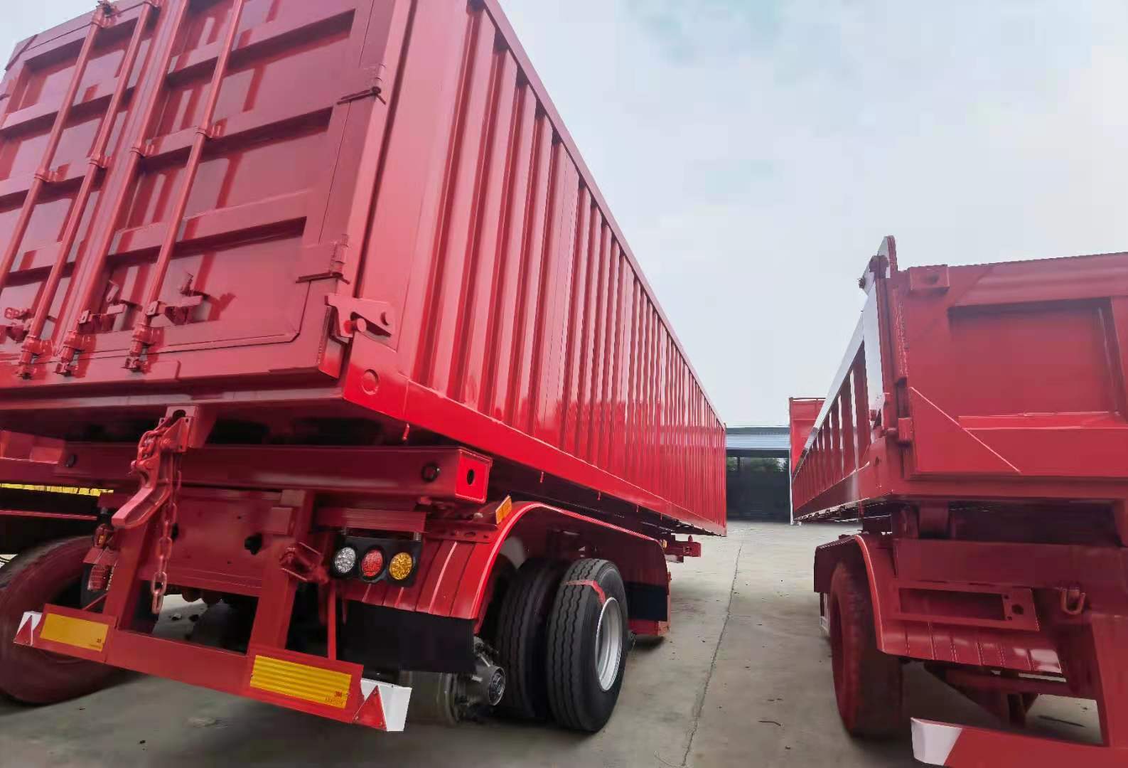 轻型后翻自卸半挂车 9米后翻自卸半挂车 后翻自卸半挂车