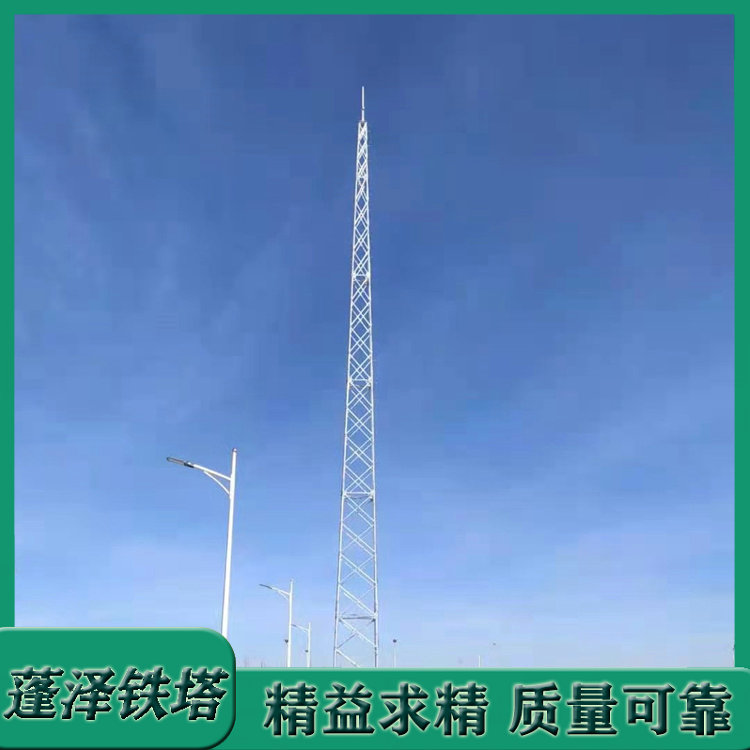 装饰避雷塔 gfl四柱角钢避雷塔生产商 蓬泽直供
