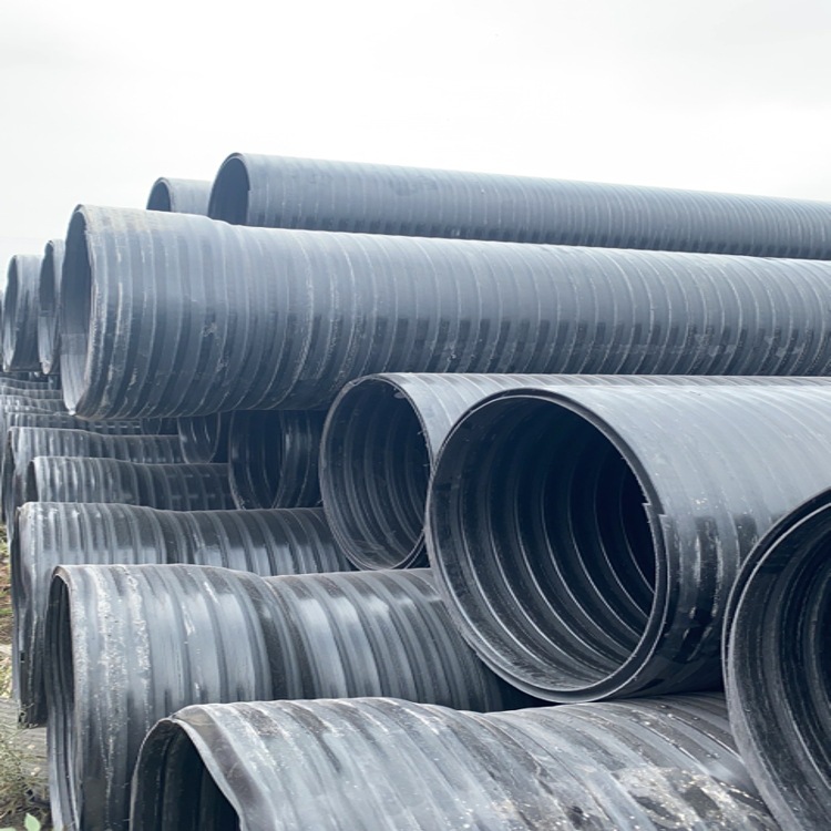 联塑hdpe塑钢缠绕管 排水管 污水管 市政管道规格齐全可定制