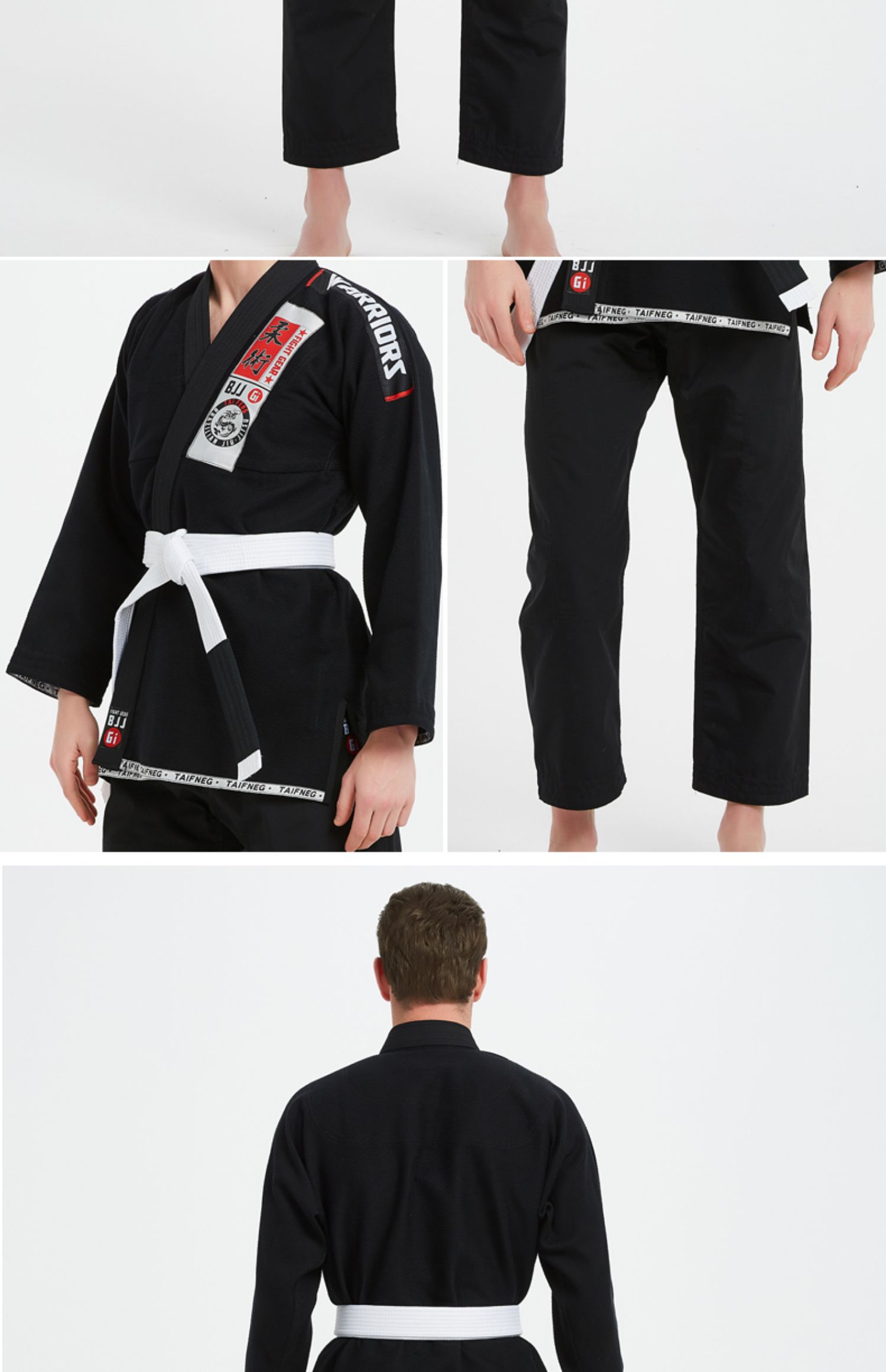 巴西柔术道服防磨衣男女训练新款服bjjgi勇士经典成人款加厚