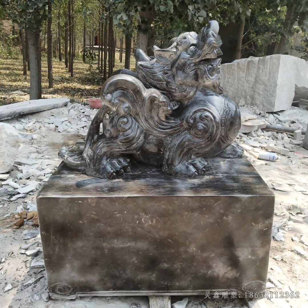 神兽貔貅动物街边铜雕