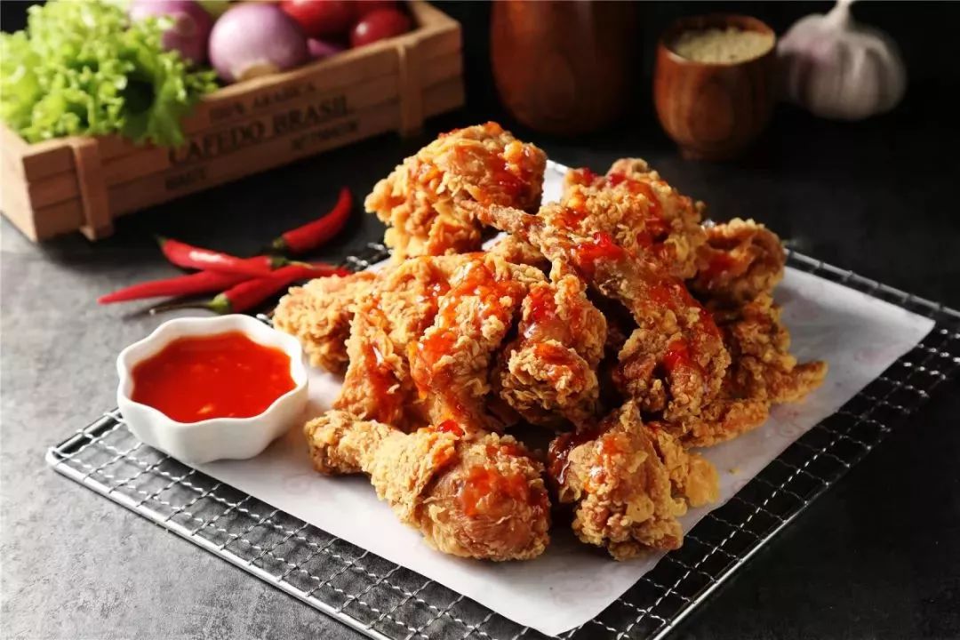 学习炸鸡汉堡做法 西安炸鸡店加盟 所需原料炸鸡