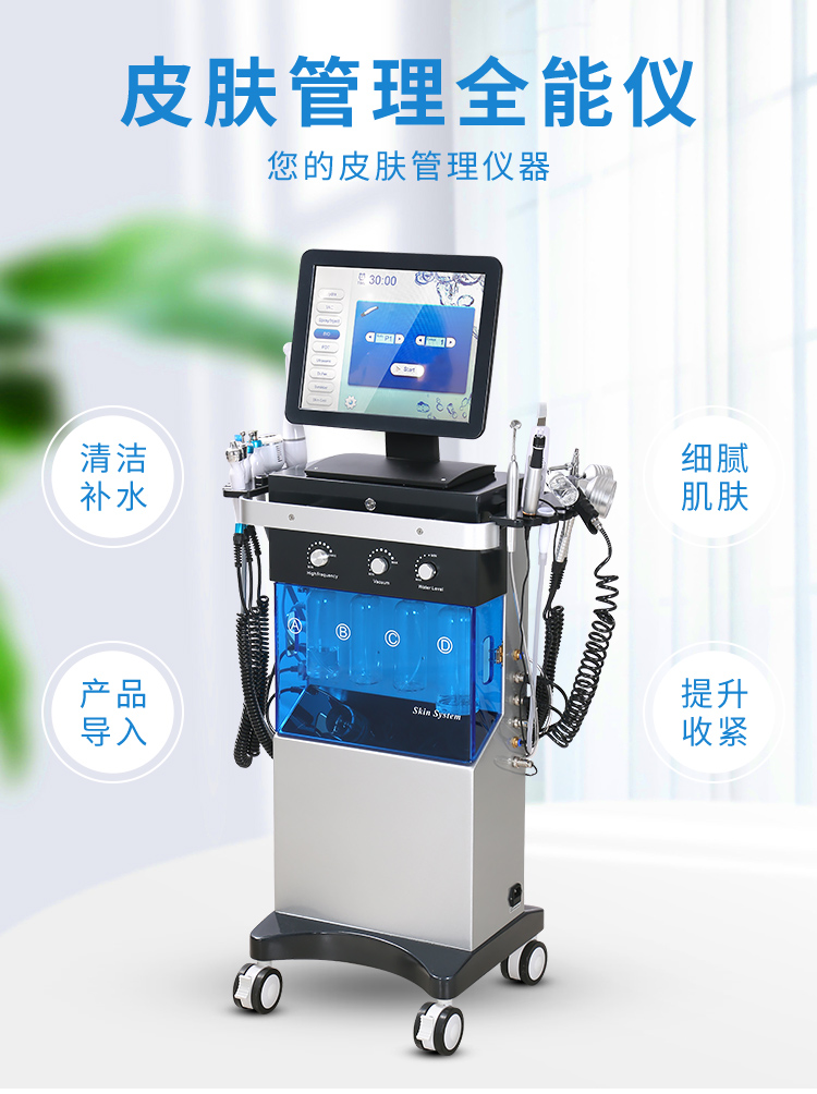 震澳进口海菲秀大气泡多功能面部护理皮肤管理仪zdm48