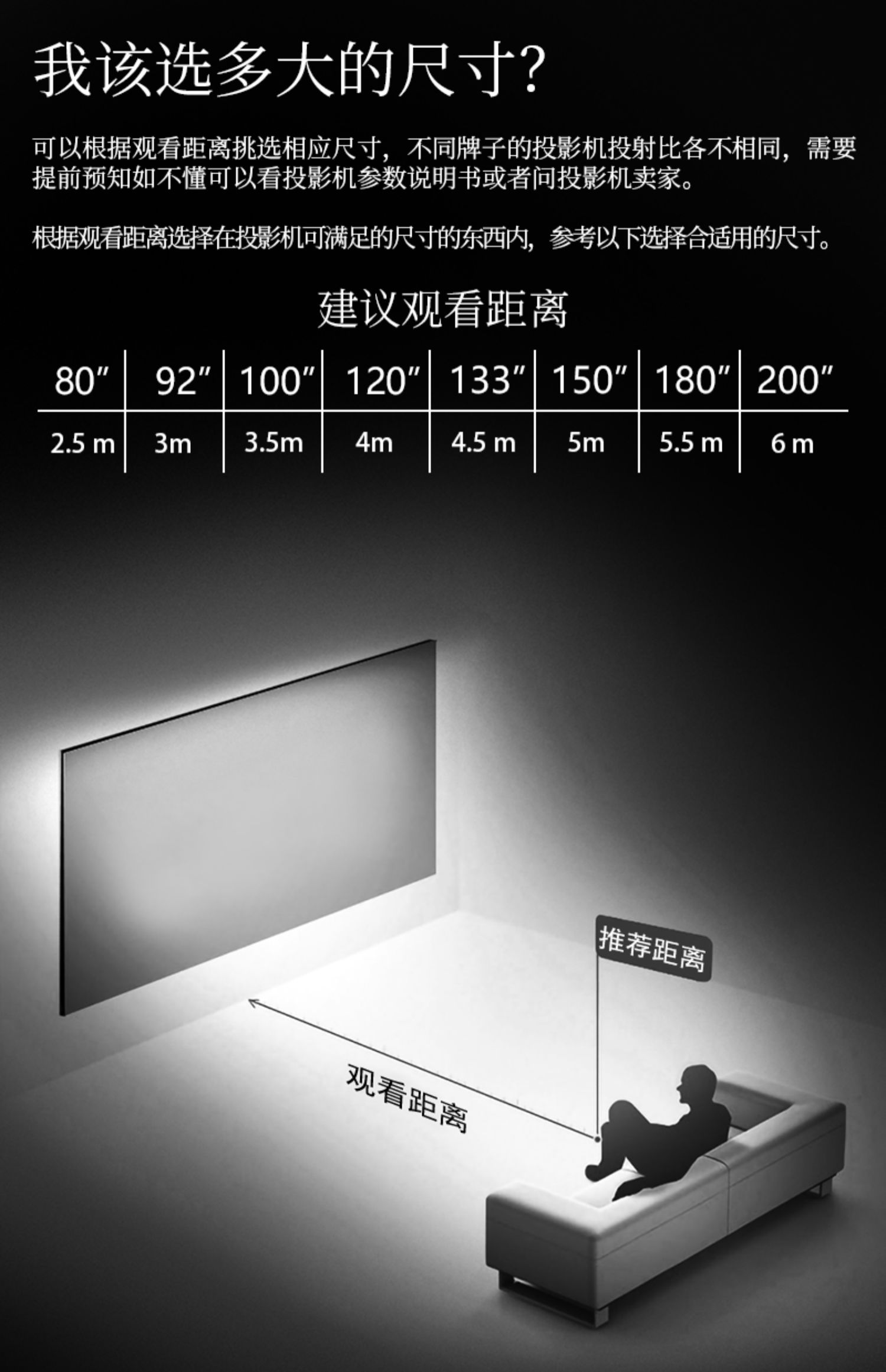 极米h3s投影仪4k抗光幕布rspro2newz8xz6x家用100寸120寸软幕坚果j10