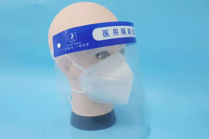 河南蓝天隔离面屏防飞沫隔离面屏防护面罩隔离面屏厂家