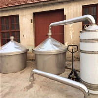 加厚酿酒设备 酿酒蒸锅厂家 蒸汽式酿酒设备 安装调试