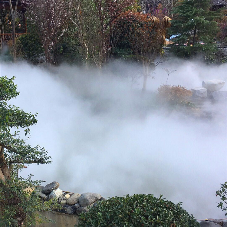 景观园林造雾机 景观水池喷雾装置 水系雾化造景系统 雾森系统喷雾