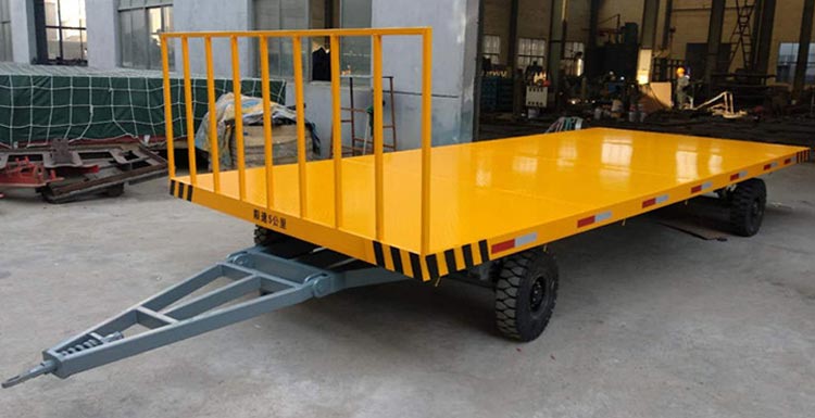 各种型号平板拖车生产重型拖挂式工具平板车载重10t