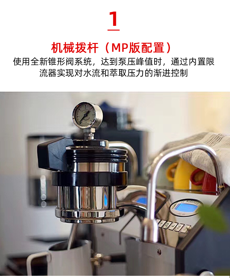 la marzocco 辣妈gs3 mp新款带压力表电控意大利式半自动咖啡机