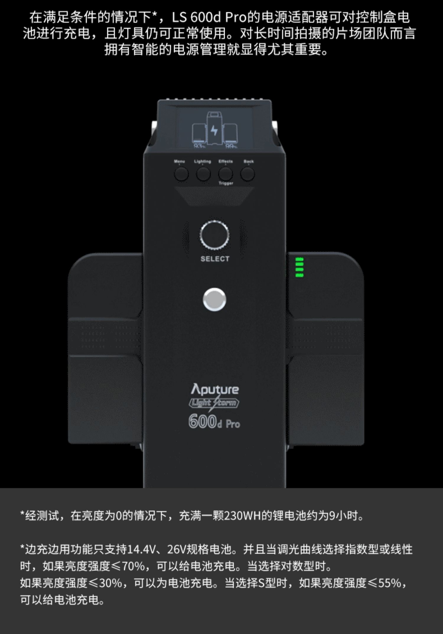 爱图仕aputurels600dpro摄影灯补光灯直播灯光美食拍摄灯