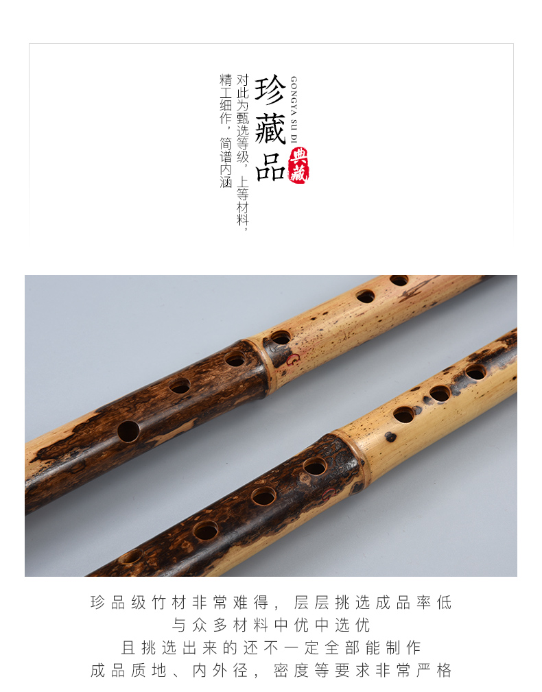 湛文兵箫演奏古风萧乐器八孔洞箫六高级萧笛g调f吹箫长潇初学