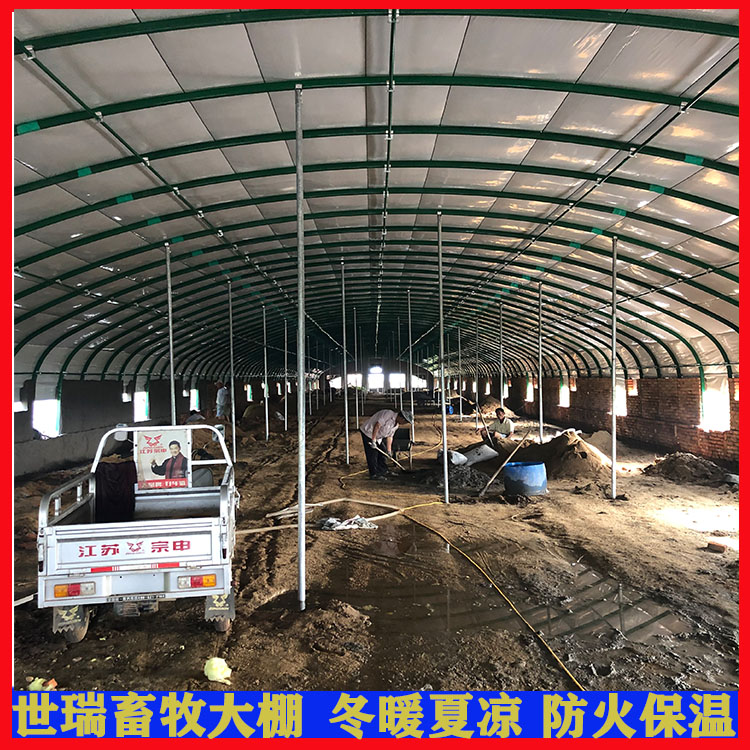 养鸡大棚价格建设养鸡棚成本鸡舍大棚施工安装