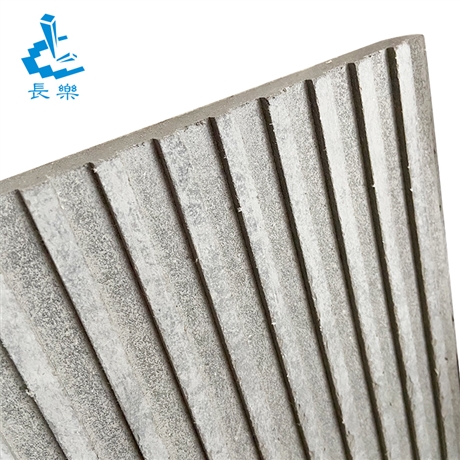 纹理清晰拉槽水泥板工艺成熟装配式建筑纤维增强水泥板