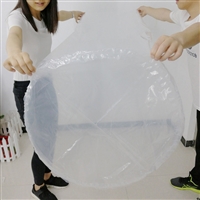 吉林圆底袋 化工包装钢筒内衬袋 PE透明加厚圆桶塑料袋