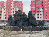 哈尔滨依兰假山厂家 斧劈石假山 假山景观设计 沈阳设计制作假山