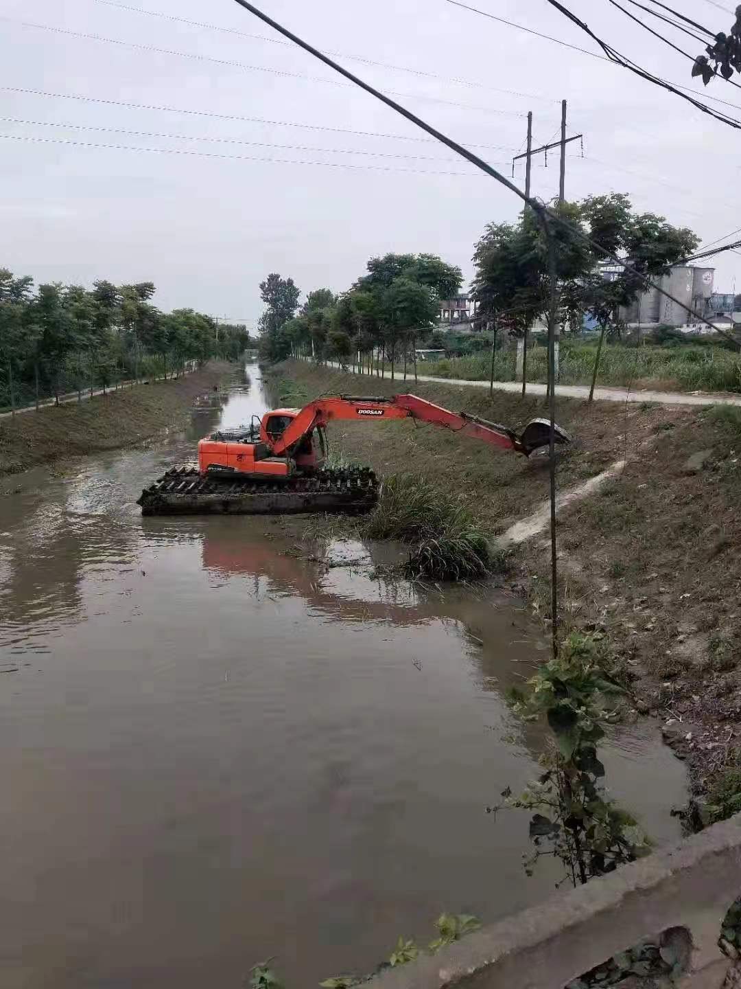 水陆两用打桩机租赁濮阳漂浮