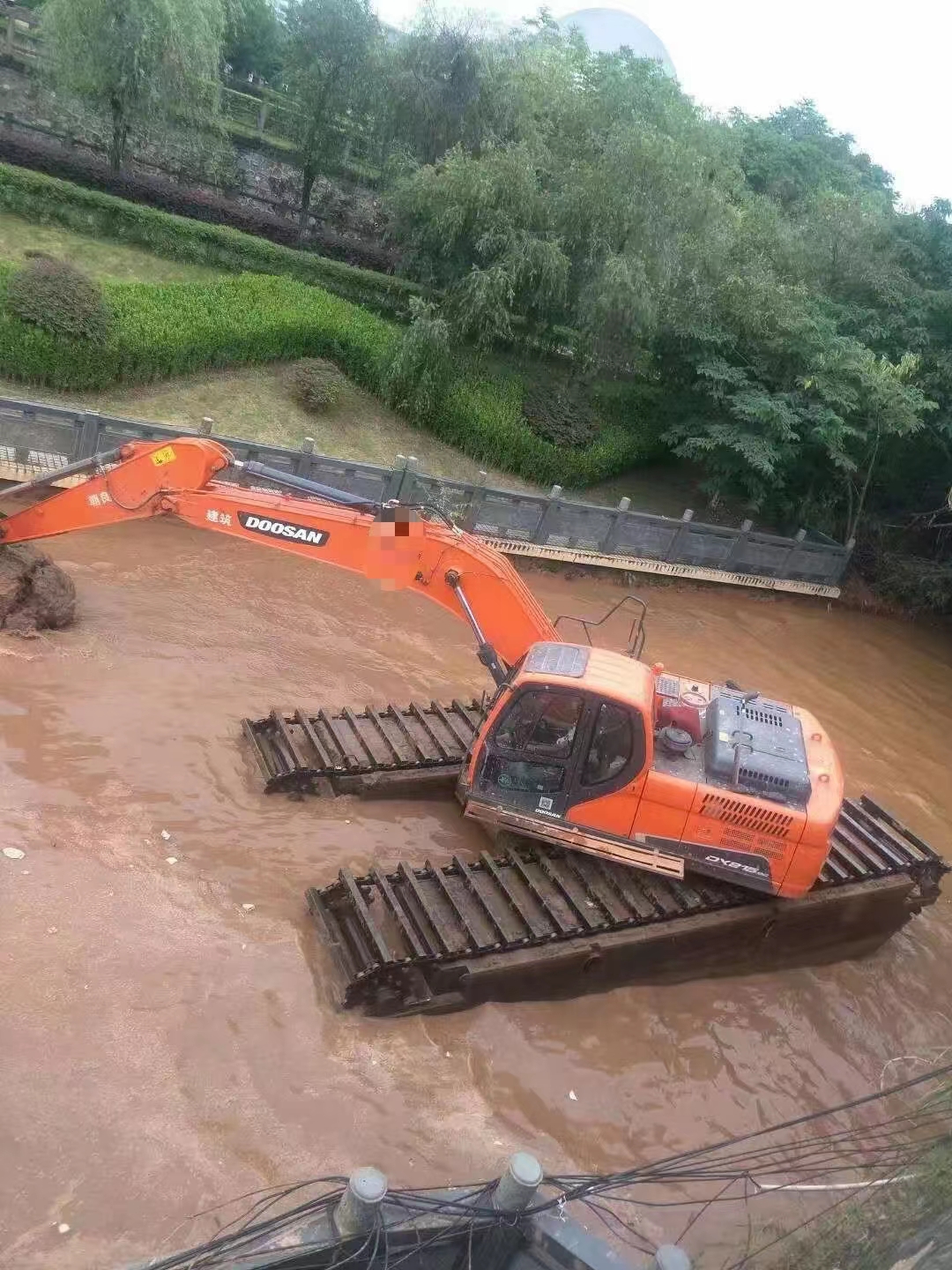 宿迁小型航道清淤水挖机湿地