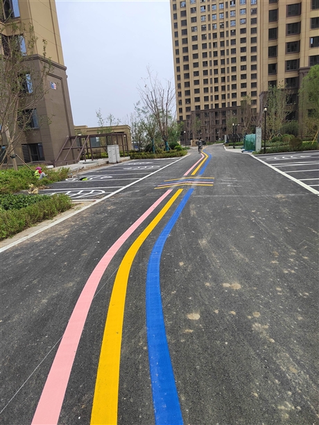 石家庄深泽小区车位画线包工包料价格-道路划线包工包料价格