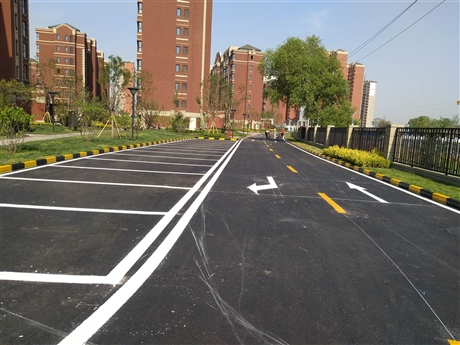 廊坊三河园区划线规格齐全-停车场道路划线规格齐全