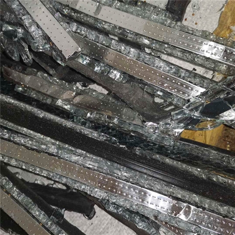 中空玻璃胶条粉碎生产线 玻璃胶条破碎分选机 玻璃胶条撕碎机