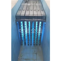 明渠内的紫外线消毒模块系统