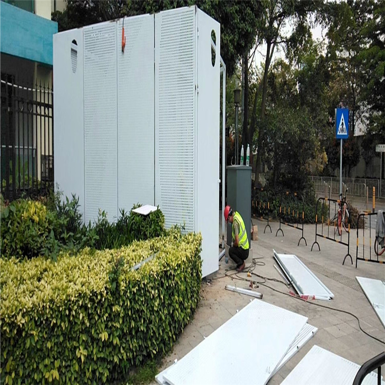 广西工地施工围挡工地电箱穿孔隔断工厂厂房供应冲孔围挡厂家