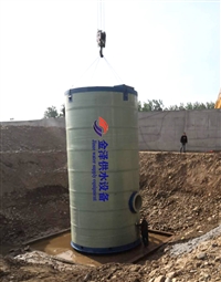 浙江地埋式一体化预制泵站玻璃钢材质防腐蚀性较强