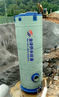 贵州毕节一体化预制泵站日处理量2400立方已安装