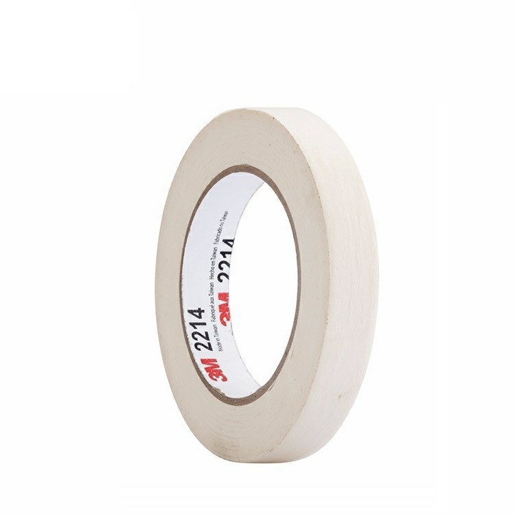 3m2214白色美纹纸胶带耐高温美纹纸胶带遮蔽美纹纸胶带