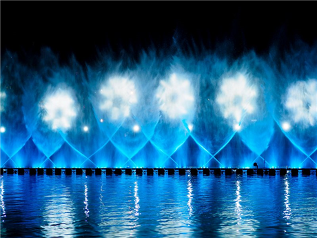 全息喷泉投影雾屏全息投影全息投影厂家